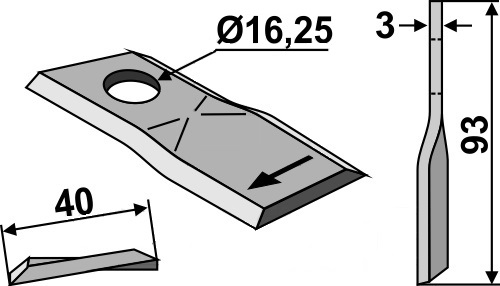 Disc Mower Blades to suit New Holland Flails Direct